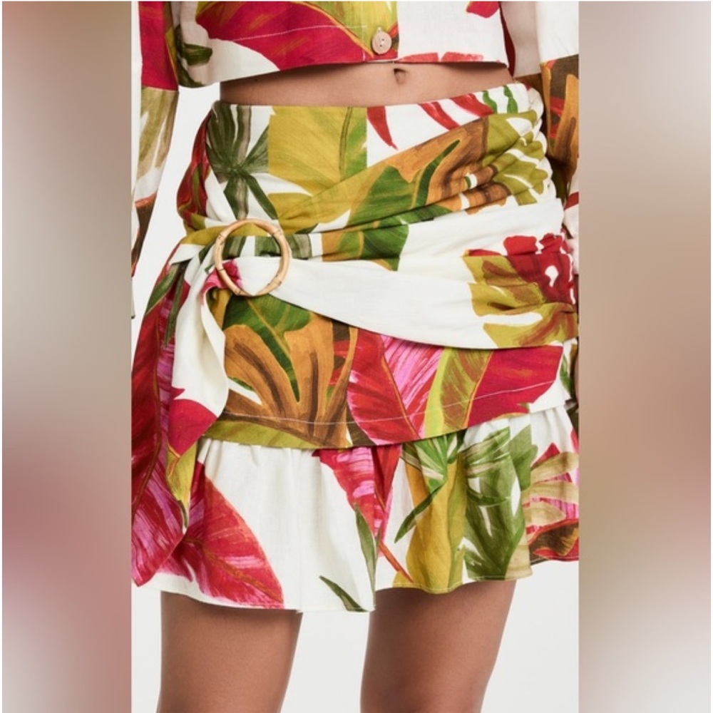 FARM RIO Spring Forest Mini Skirt size medium
